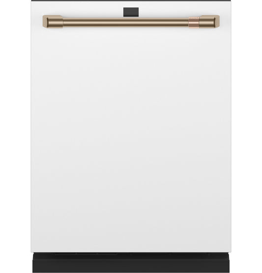 GE Café™ Smart Stainless Interior Built-In Dishwasher with Hidden Controls