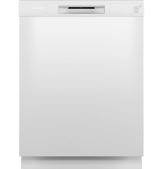 GE Hotpoint® One Button Dishwasher with Plastic Interior