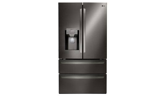 LG Black Stainless Steel Series 28 cu.ft. Capacity 4-Door French Door Refrigerator ***