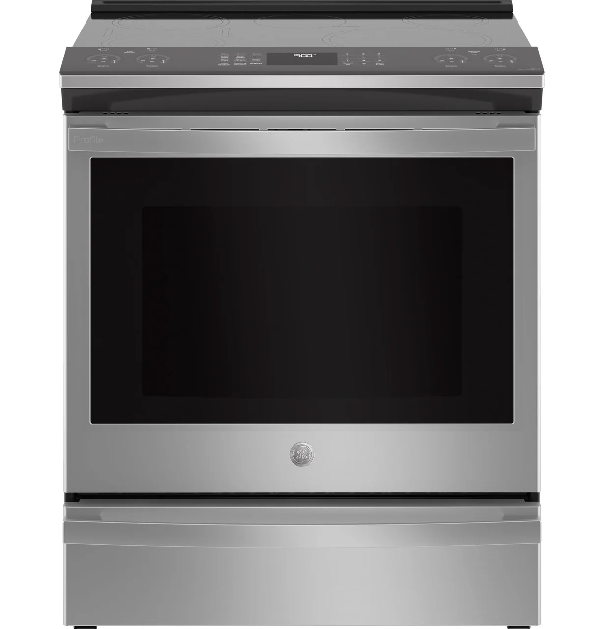 GE Profile™ 30" Smart Slide-In Fingerprint Resistant Front-Control Induction and Convection Range with No Preheat Air Fry Questions & Answers