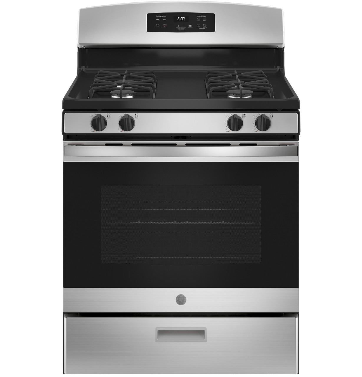 On a GE JGBS60REKSS gas stove, is the broiler in the bottom drawer or the oven?