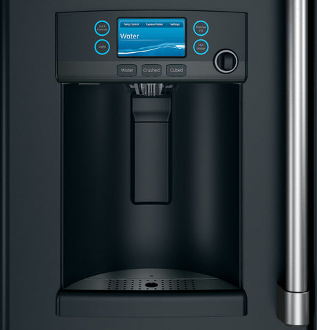 Refrigerator of model CYE22TP3MD1. Image # 7: GE Café™ ENERGY STAR® 22.1 Cu. Ft. Smart Counter-Depth French-Door Refrigerator with Hot Water Dispenser
