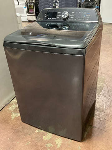 Washer of model PTW900BPTDG. Image # 1: GE Profile™ 5.4  cu. ft. Capacity Washer with Smarter Wash Technology and FlexDispense™