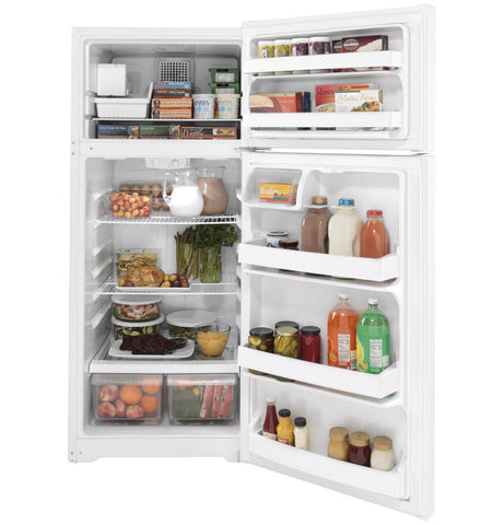 Refrigerator of model GIE18DTNRWW. Image # 5: GE® ENERGY STAR® 17.5 Cu. Ft. Top-Freezer Refrigerator