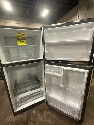 Refrigerator of model GTE19JSNRSS. Image # 2: GE® ENERGY STAR® 19.2 Cu. Ft. Top-Freezer Refrigerator