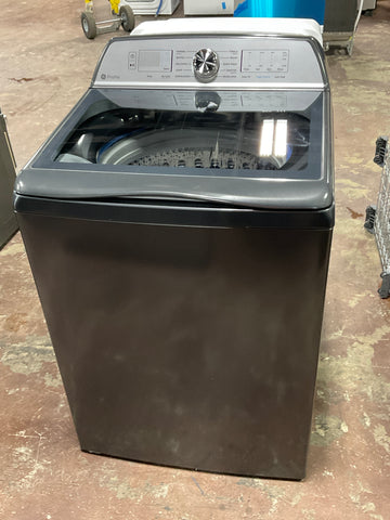 Washer of model PTW600BPRDG. Image # 1: GE Profile™ 5.0  cu. ft. Capacity Washer with Smarter Wash Technology and FlexDispense™