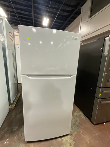Refrigerator of model FFTR2045VW. Image # 1: Frigidaire 20.0 Cu. Ft. Top Freezer Refrigerator