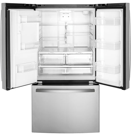 Refrigerator of model GFE26JYMFS. Image # 8: GE® ENERGY STAR® 25.7 Cu. Ft. Fingerprint Resistant French-Door Refrigerator