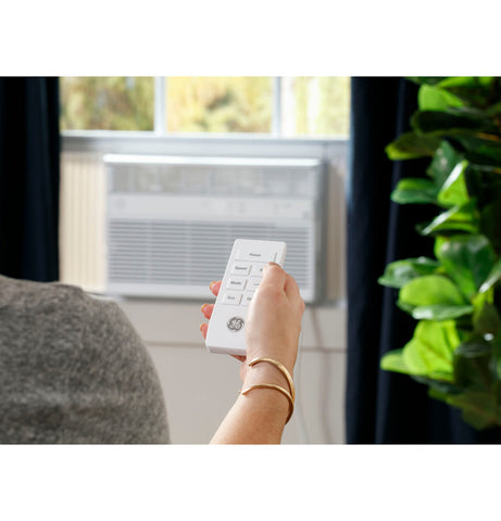 Room Air Conditioner of model AHE12DZ. Image # 1: GE® 12,000 BTU Heat/Cool Electronic Window Air Conditioner for Large Rooms up to 550 sq. ft.