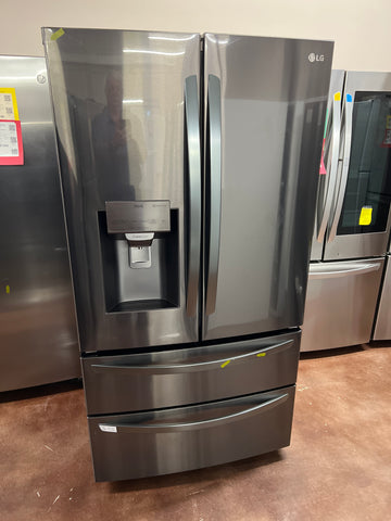 Refrigerator of model LMXC22626D. Image # 2: LG 22 cu ft. Smart Counter Depth Double Freezer Refrigerator