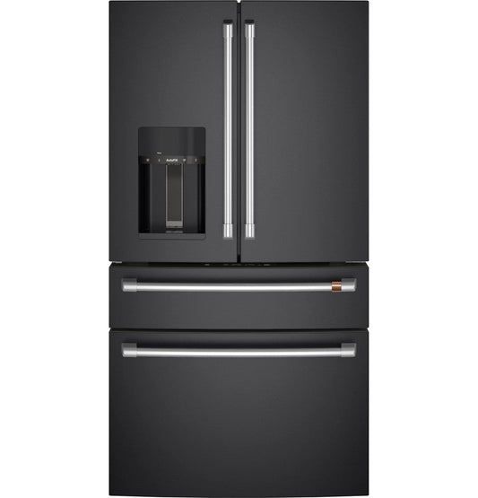 GE Café™ ENERGY STAR® 22.3 Cu. Ft. Smart Counter-Depth 4-Door French-Door Refrigerator