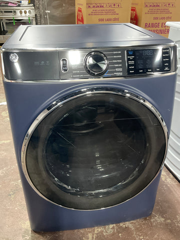 Dryer of model GFD85ESPNRS. Image # 1: GE® 7.8 cu. ft. Capacity Smart Front Load Electric Dryer with Steam and Sanitize Cycle