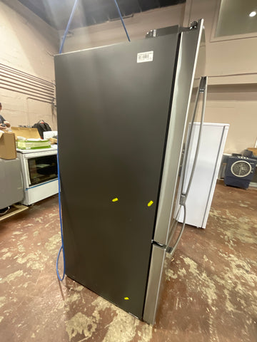 Refrigerator of model GNE27JYMFS. Image # 5: GE® ENERGY STAR® 27.0 Cu. Ft. Fingerprint Resistant French-Door Refrigerator