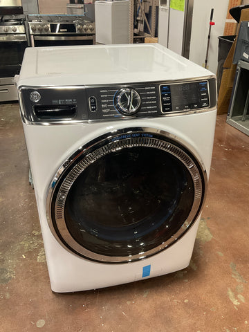 Washer of model GFW850SSNWW. Image # 1: GE® 5.0 cu. ft. Capacity Smart Front Load ENERGY STAR® Steam Washer with SmartDispense™ UltraFresh Vent System with OdorBlock™ and Sanitize + Allergen