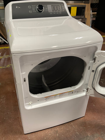 Dryer of model GTD58EBSVWS. Image # 2: GE® 7.4 cu. ft. Capacity with Sensor Dry Electric Dryer