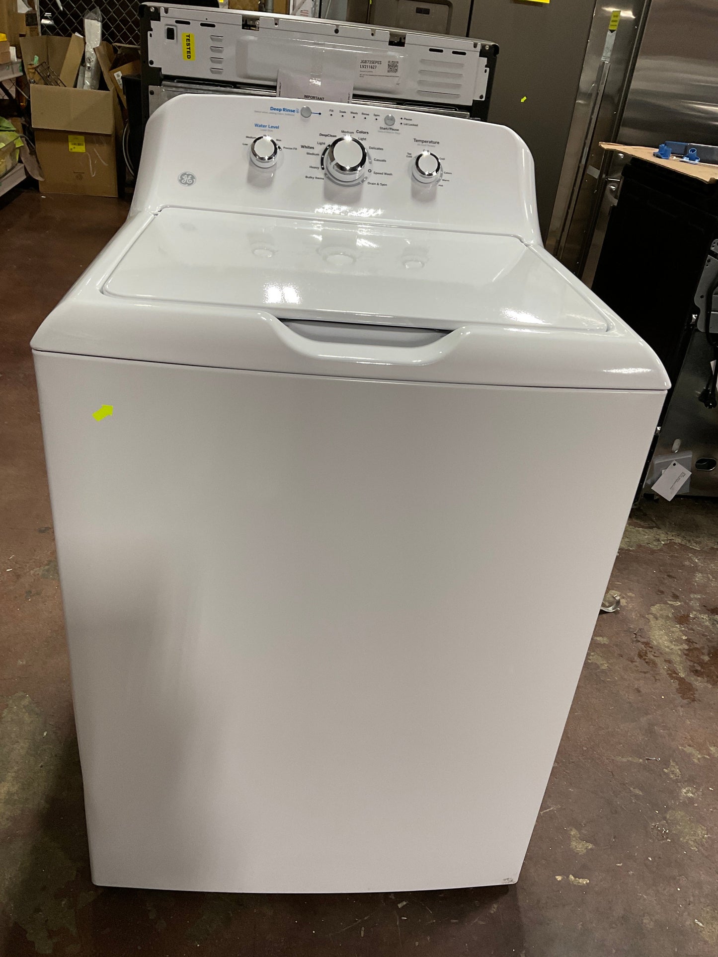 GE® 4.2 cu. ft. Capacity Washer with Stainless Steel Basket