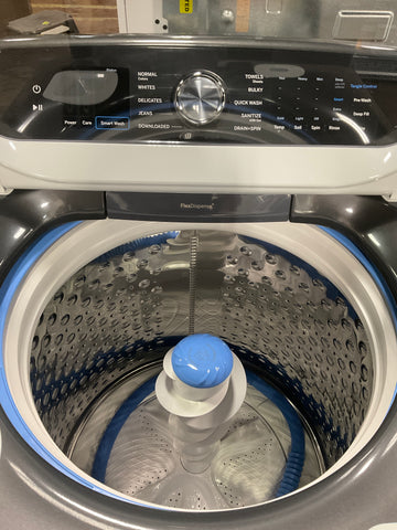 Washer of model PTW705BPTDG. Image # 2: GE Profile™ 5.3  cu. ft. Capacity Washer with Smarter Wash Technology and FlexDispense™