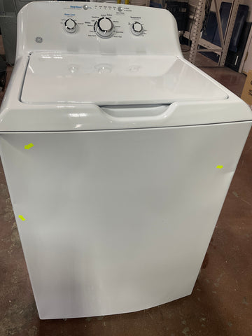 Washer of model GTW335ASNWW. Image # 1: GE® 4.2 cu. ft. Capacity Washer with Stainless Steel Basket