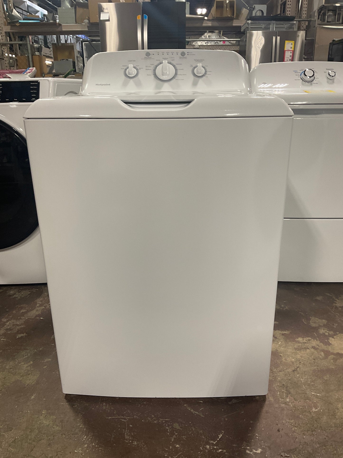 GE Hotpoint® 3.8 cu. ft. Capacity Washer with Stainless Steel Basket