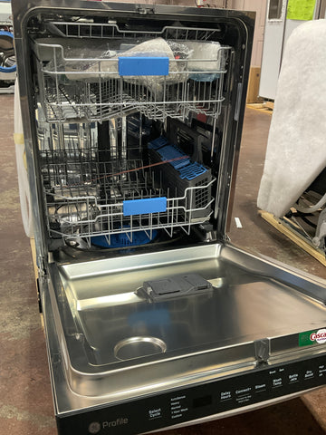 Dishwasher of model PDT715SYVFS. Image # 2: GE Profile™ Fingerprint Resistant Top Control with Stainless Steel Interior Dishwasher with Microban™ Antimicrobial Protection with Sanitize Cycle