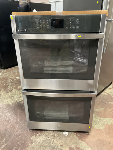 Built-In Oven of model JTD3000SNSS. Image # 1: GE® 30" Smart Built-In Self-Clean Double Wall Oven with Never-Scrub Racks