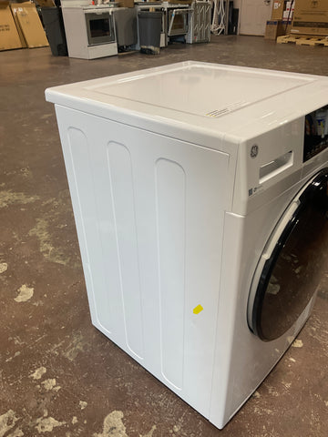 Dryer of model GFT14ESSMWW. Image # 4: GE® 24" 4.1 Cu.Ft. Front Load Ventless Condenser Electric Dryer with Stainless Steel Basket