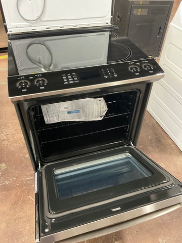 Range of model PHS930YPFS. Image # 2: GE Profile™ 30" Smart Slide-In Fingerprint Resistant Front-Control Induction and Convection Range with No Preheat Air Fry