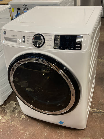 Washer of model GFW550SSNWW. Image # 1: GE® 4.8 cu. ft. Capacity Smart Front Load ENERGY STAR® Washer with UltraFresh Vent System with OdorBlock™ and Sanitize w/Oxi