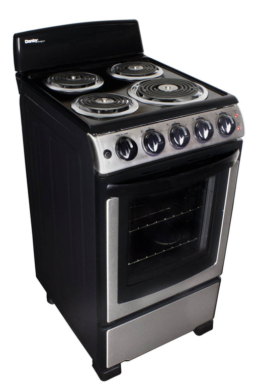 Danby 20" Free Standing Coil Stainless Steel Range