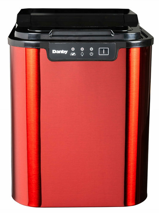 Danby 25 lbs. Countertop Ice Maker in Red