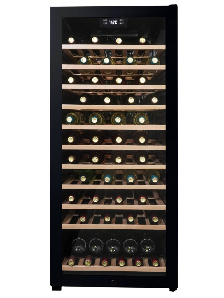 Danby 94 Bottle Free-Standing Wine Cooler in Black