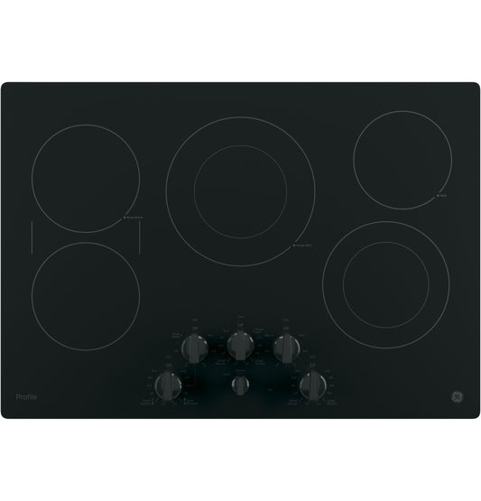 GE Profile™ Series 30" Built-In Knob Control Electric Cooktop