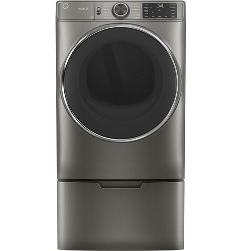GE® 7.8 cu. ft. Capacity Smart Front Load Gas Dryer with Steam and Sanitize Cycle