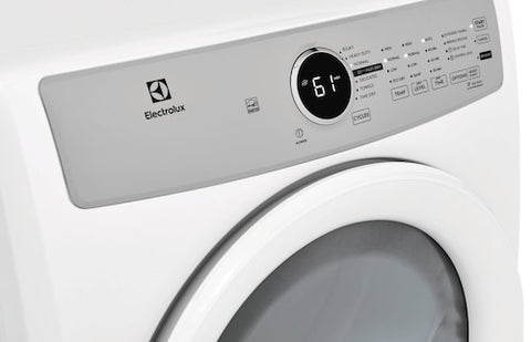 Dryer of model ELFE7337AW. Image # 6: Electrolux -Front Load Electric Dryer – 8.0 Cu. Ft.