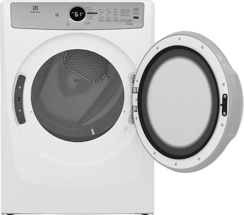 Dryer of model ELFE7337AW. Image # 7: Electrolux -Front Load Electric Dryer – 8.0 Cu. Ft.