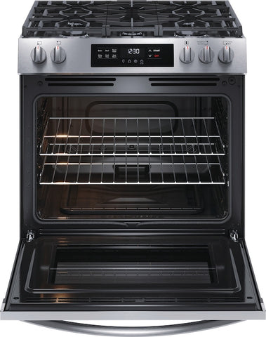 Range of model FCFG3062AS. Image # 6: Frigidaire 30" Gas Range with Steam Clean