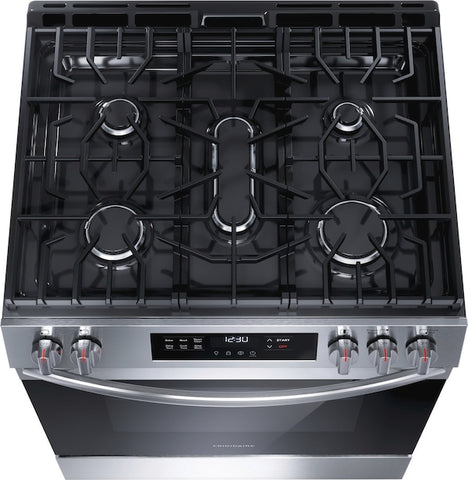 Range of model FCFG3062AS. Image # 5: Frigidaire 30" Gas Range with Steam Clean