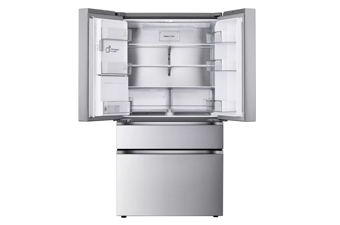 LG 29 cu. ft. Smart Standard-Depth MAX™ 4-Door French Door Refrigerator with Full-Convert Drawer™