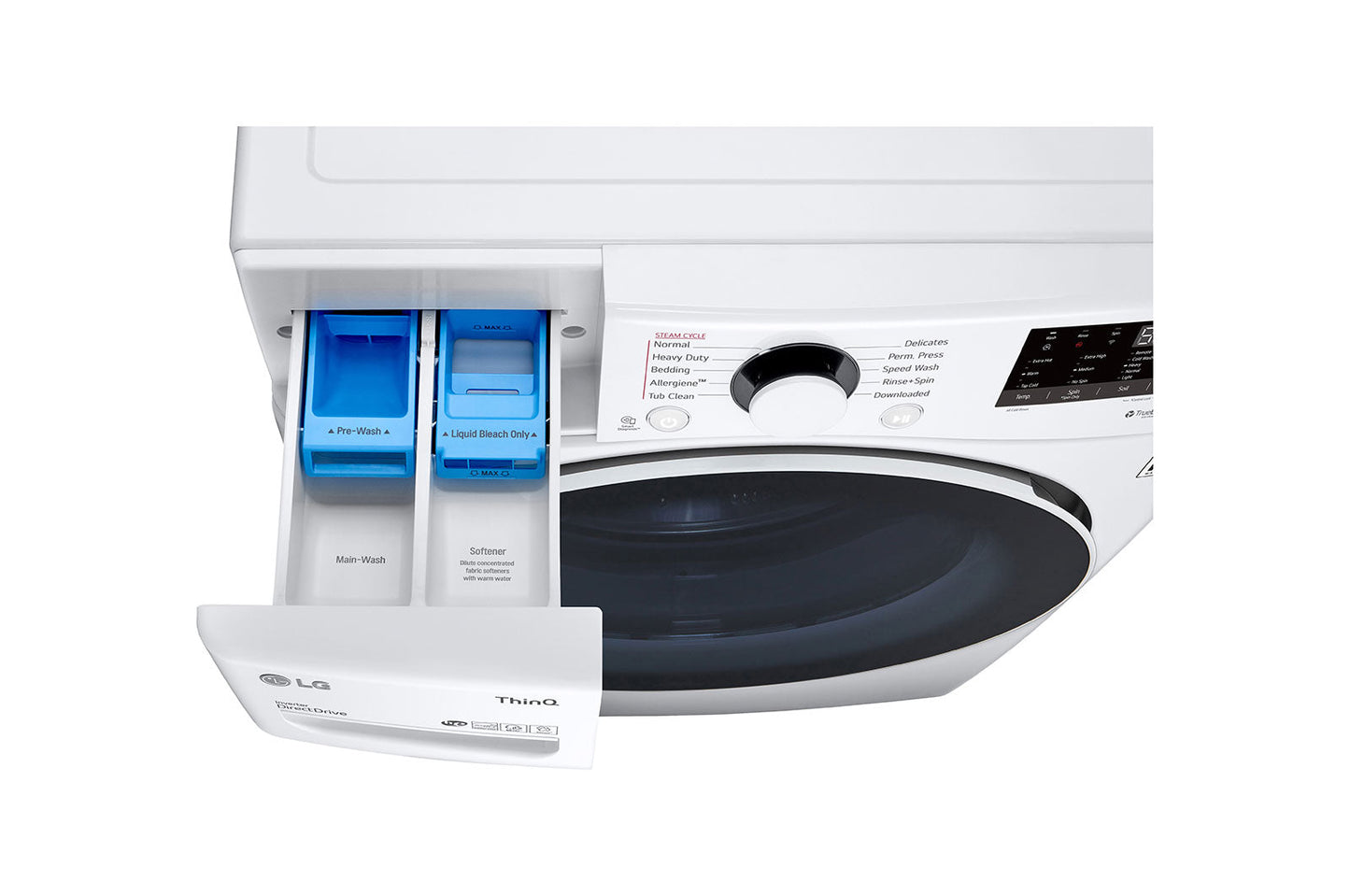 LG 4.5 cu. ft. Ultra Large Capacity Smart wi-fi Enabled Front Load Washer with Built-In Intelligence & Steam Technology