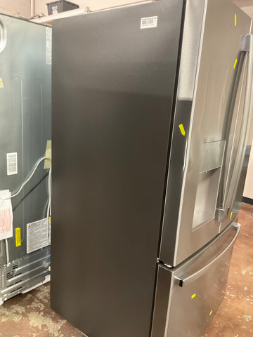 Refrigerator of model GFE26JYMFS. Image # 3: GE® ENERGY STAR® 25.7 Cu. Ft. Fingerprint Resistant French-Door Refrigerator