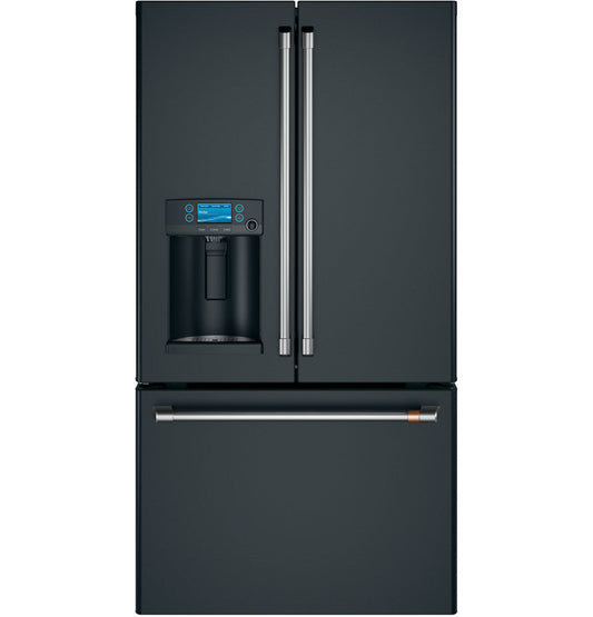 GE Café™ ENERGY STAR® 22.1 Cu. Ft. Smart Counter-Depth French-Door Refrigerator with Hot Water Dispenser