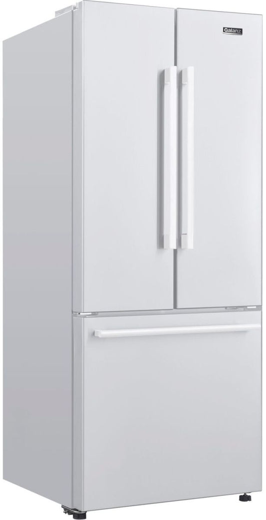 Galanz 16 Cu. Ft. White French Door Refrigerator-GLR16FWEE16