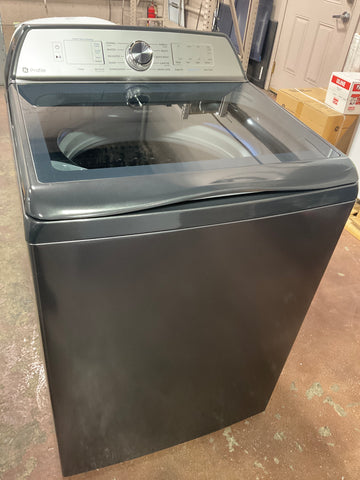 Washer of model PTW600BPRDG. Image # 1: GE Profile™ 5.0  cu. ft. Capacity Washer with Smarter Wash Technology and FlexDispense™