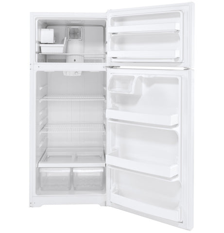 Refrigerator of model GIE18DTNRWW. Image # 6: GE® ENERGY STAR® 17.5 Cu. Ft. Top-Freezer Refrigerator
