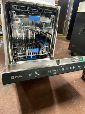 Dishwasher of model PDP715SYVFS. Image # 2: GE Profile™ Fingerprint Resistant Top Control with Stainless Steel Interior Dishwasher with Microban™ Antimicrobial Protection with Sanitize Cycle