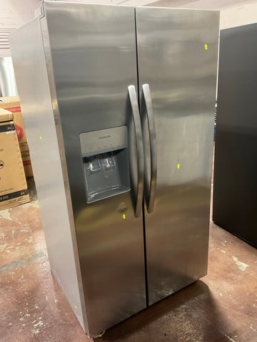 Refrigerator of model FRSS2623AS. Image # 1: Frigidaire 25.6 Cu. Ft. 36'' Standard Depth Side by Side Refrigerator