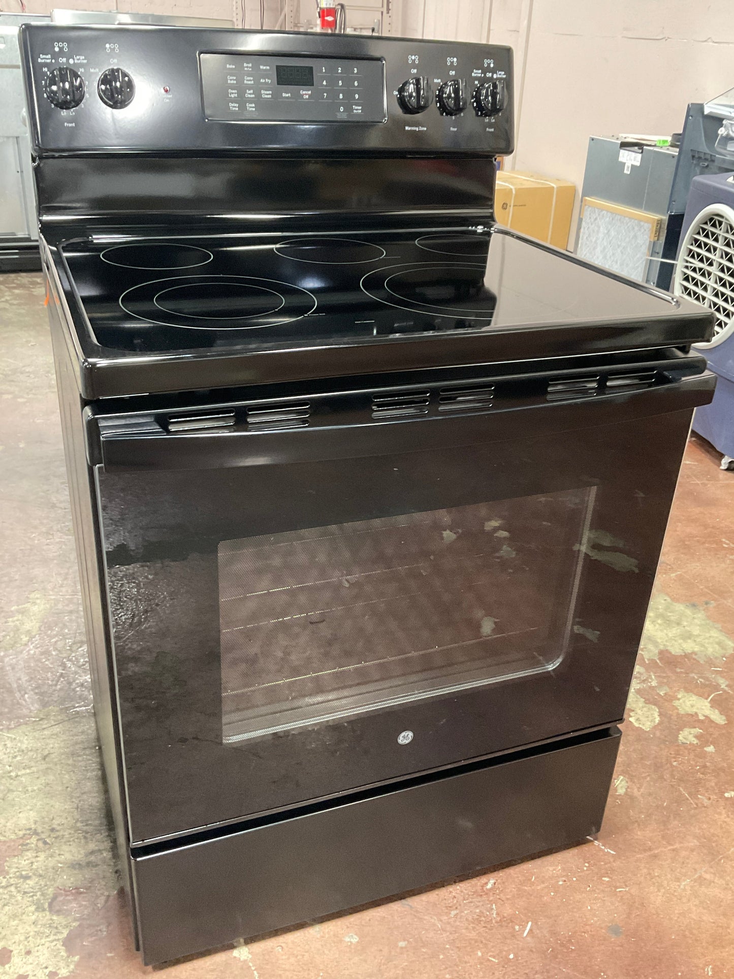 GE® 30" Free-Standing Electric Convection Range with No Preheat Air Fry