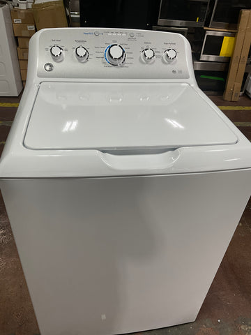 Washer of model GTW490ACJWS. Image # 1: GE® ENERGY STAR® 4.4  cu. ft. stainless steel capacity washer