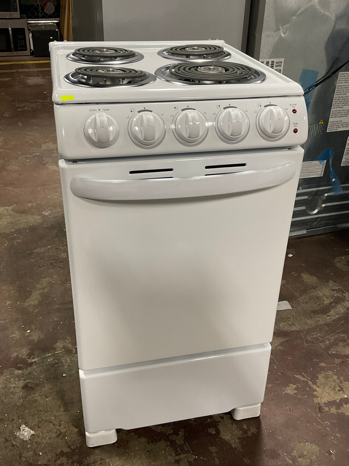 Danby 20″ Wide Electric Range in White