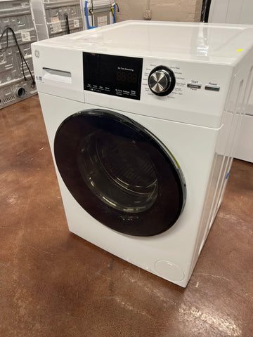 Washer of model GFW148SSMWW. Image # 1: GE® 24" 2.4 Cu. Ft. ENERGY STAR® Front Load Washer with Steam